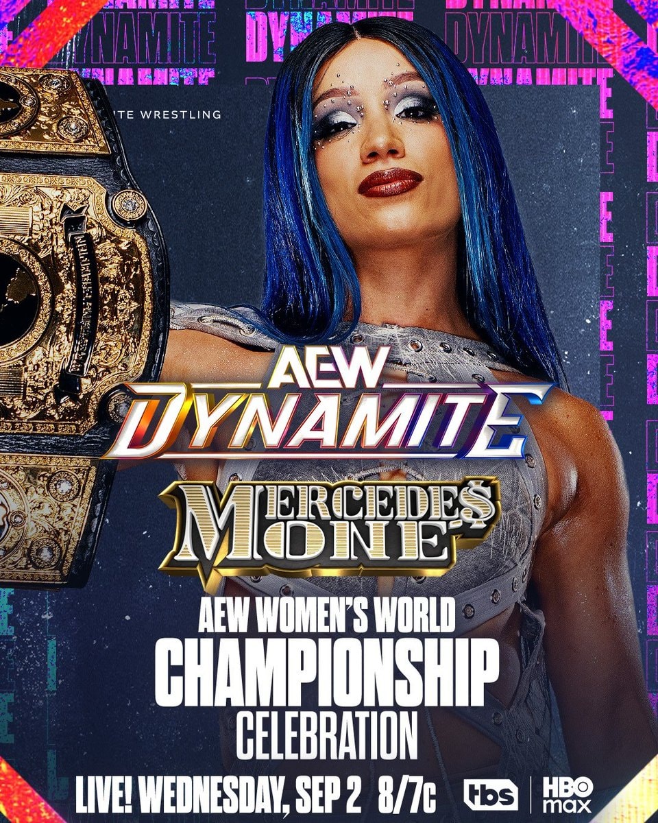 Mercedes Mone AEW Women's Championship celebration (photo 1 of 2)