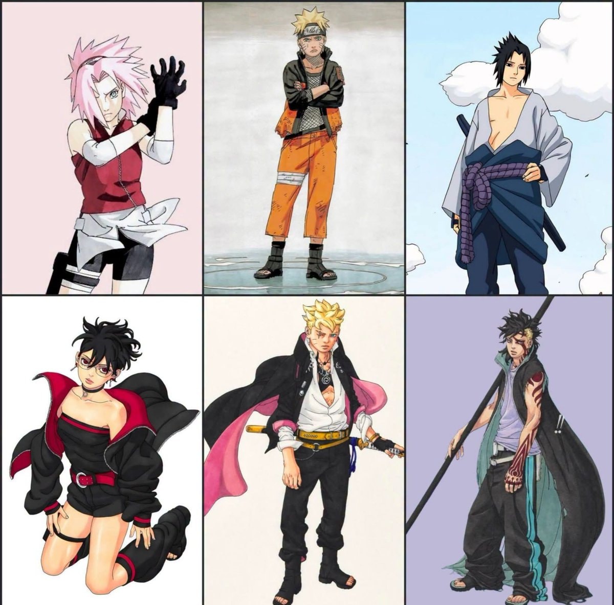 Naruto to Boruto fashion evolution