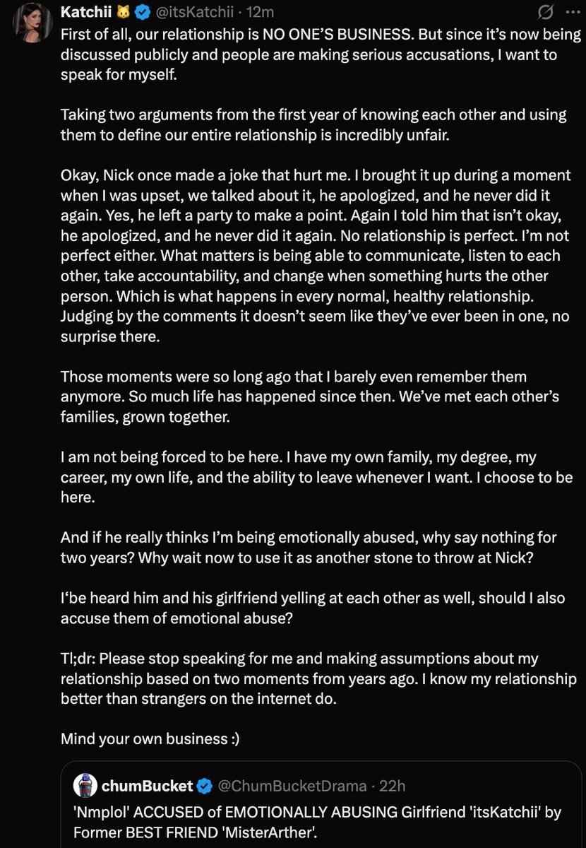 Katchii statement on Nmp
