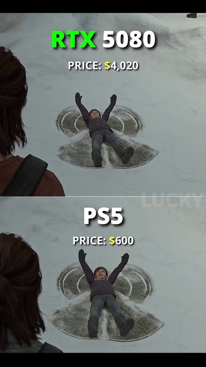 PS5 vs PC RTX 5080 winter comparison