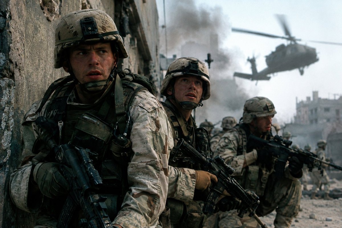 Black Hawk Down cast in Mogadishu