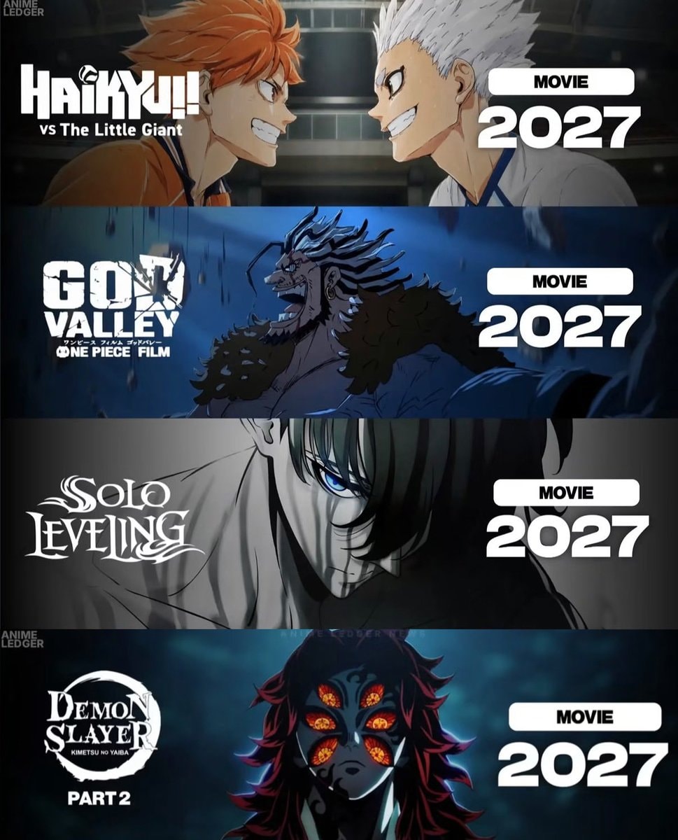 Anime movies coming in 2027