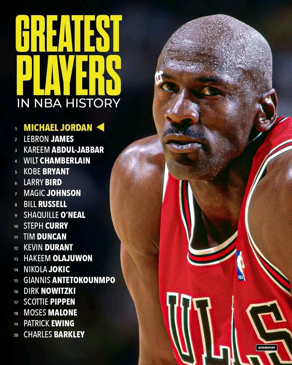 Michael Jordan Chicago Bulls jersey GREATEST PLAYERS IN NBA HISTORY