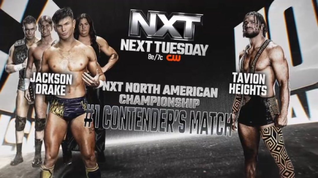 Jackson Drake vs Tavion Heights NXT