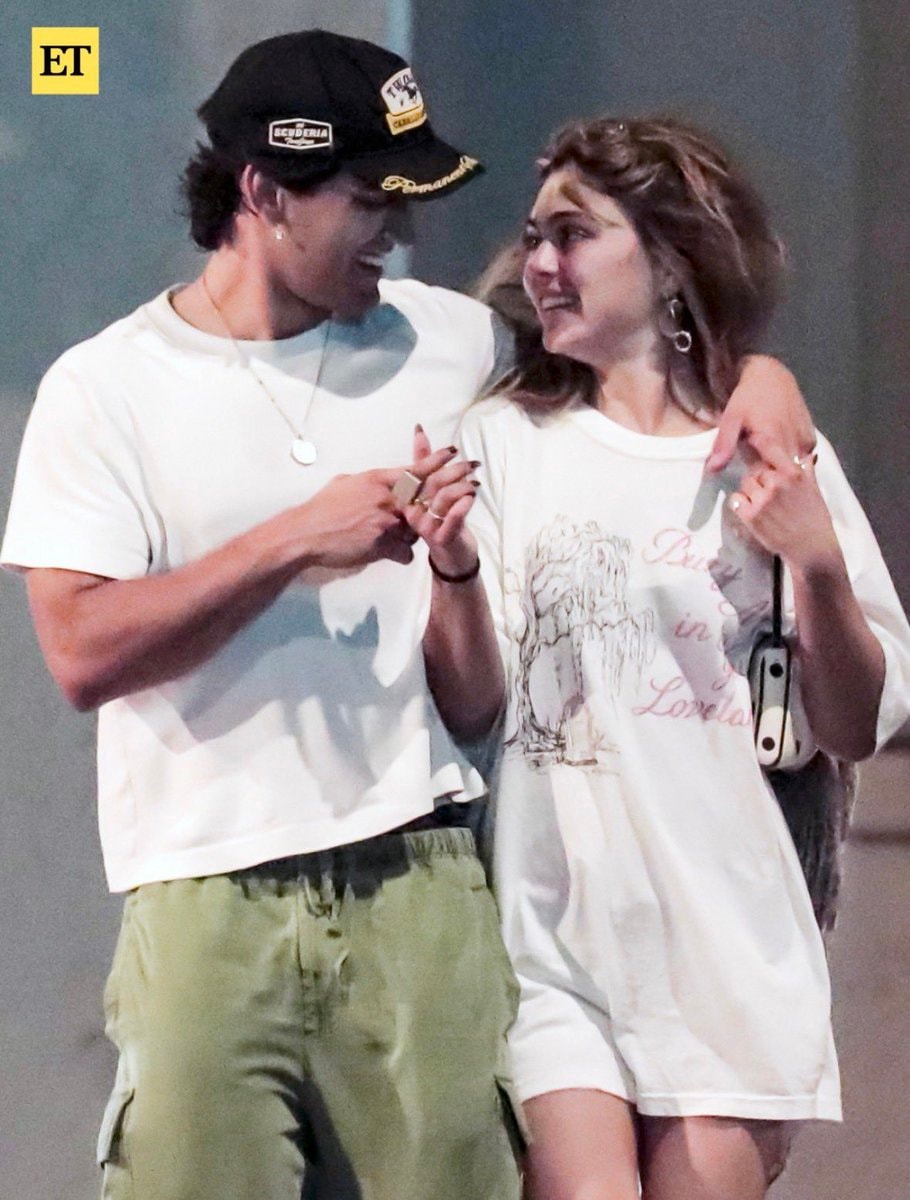 Candid couple moment