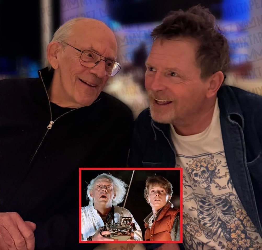 Michael J. Fox and Christopher Lloyd reunite
