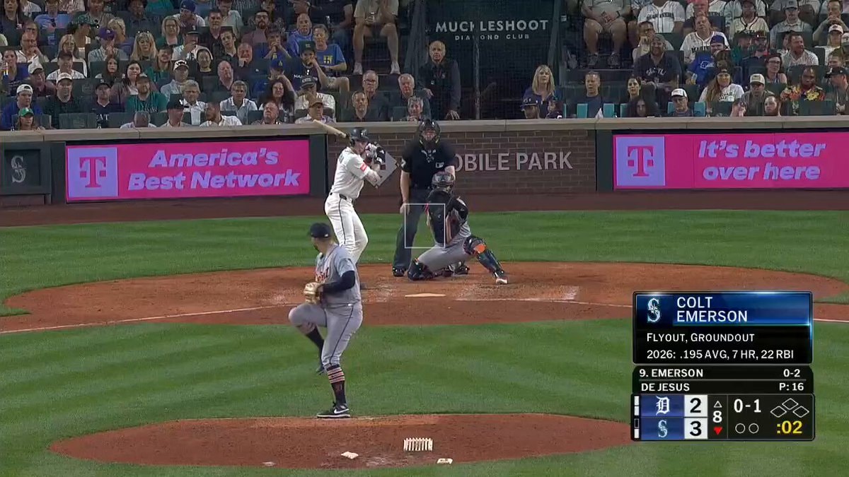 Colt Emerson solo HR Mariners