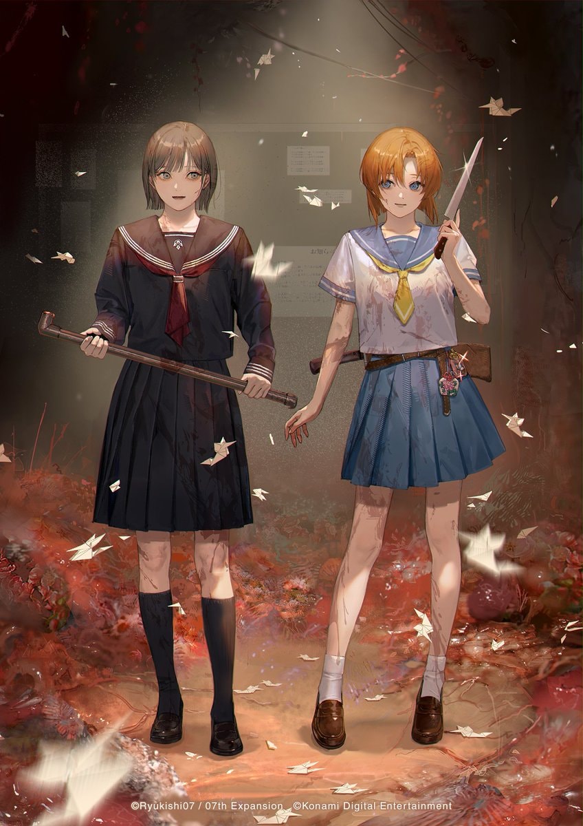 Silent Hill F × Higurashi collaboration visual by Kera
