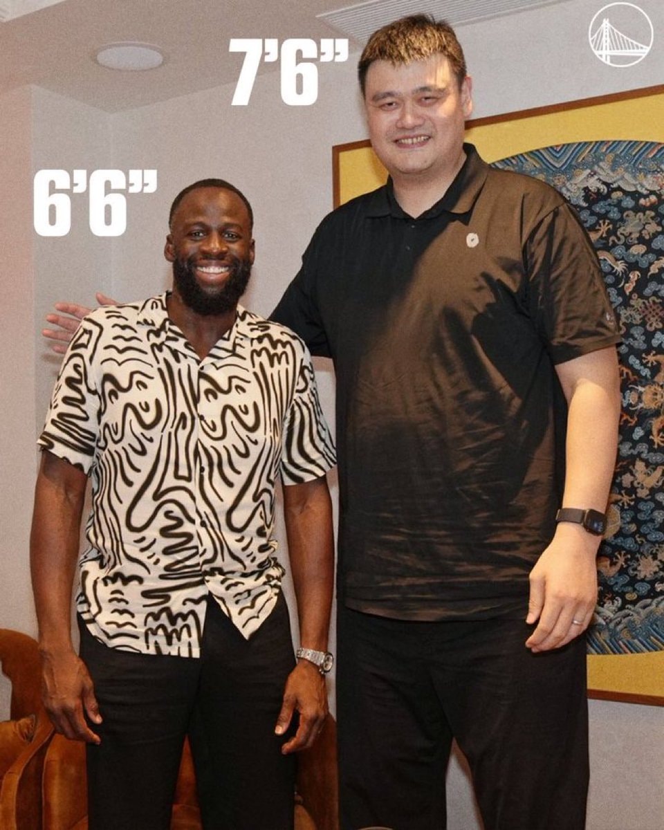 Draymond Green vs Yao Ming height Draymond Green vs Yao Ming height
