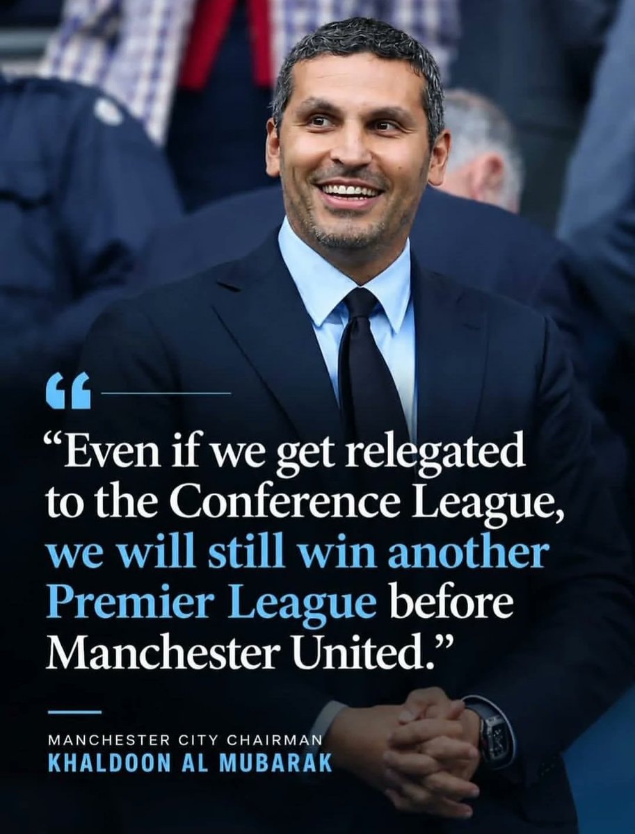 Manchester City chairman Khaldoon Al Mubarak