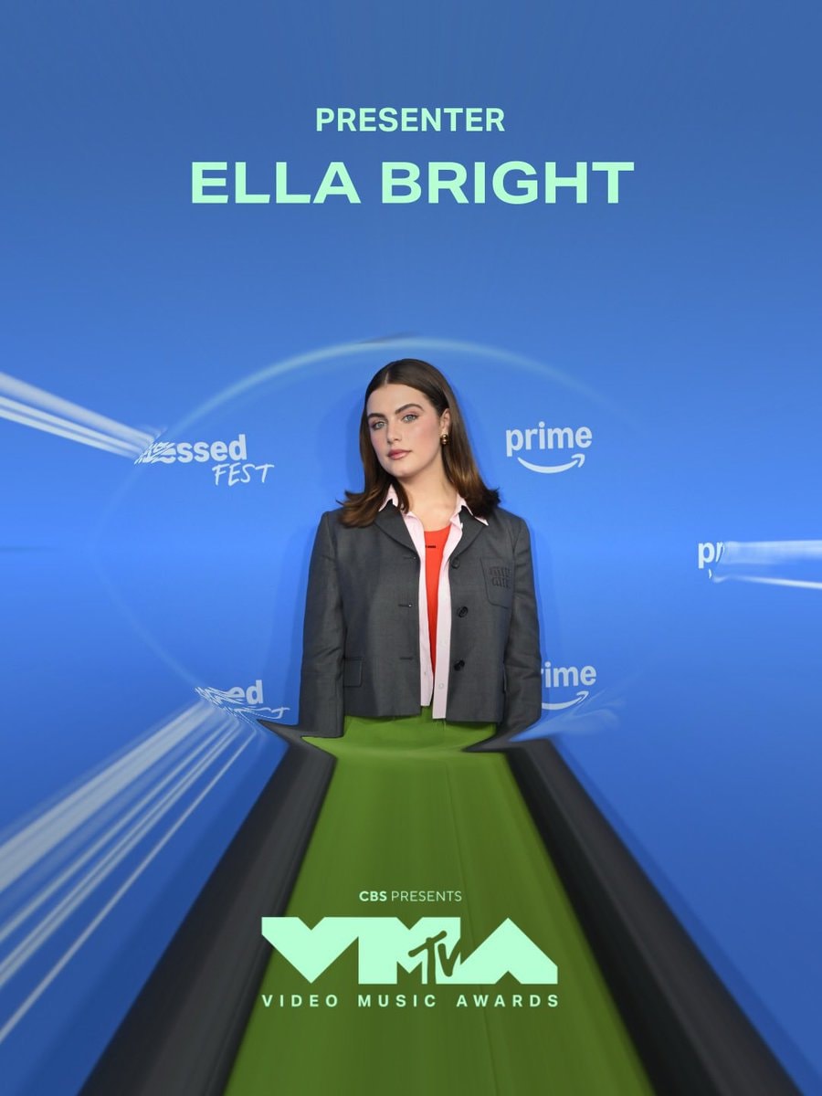 Ella Bright VMA presenter Ella Bright VMA presenter