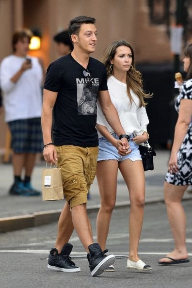 Mesut Özil and Mandy Capristo New York