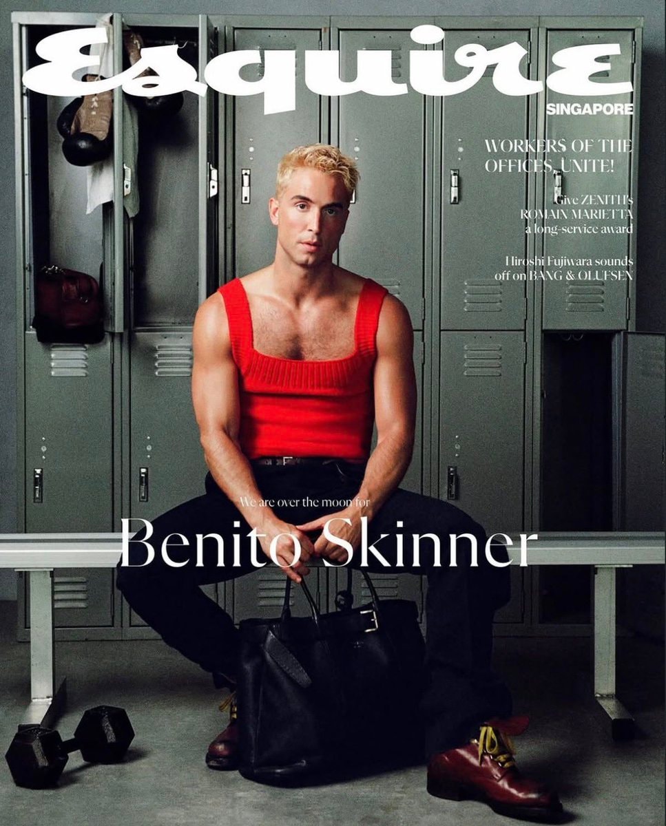 Benito Skinner Esquire Singapore cover (photo 1 of 2)
