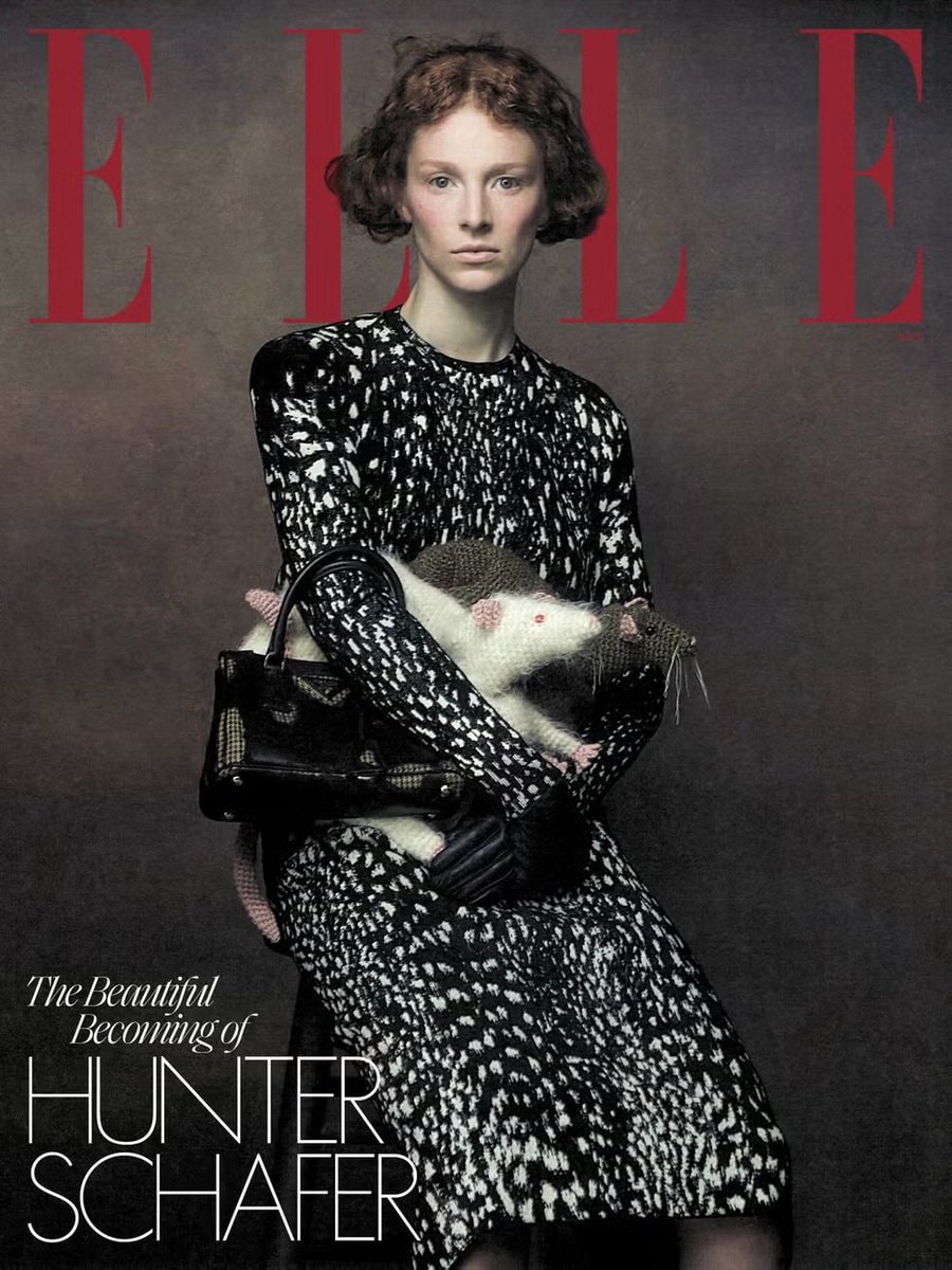 Hunter Schafer Elle Magazine cover