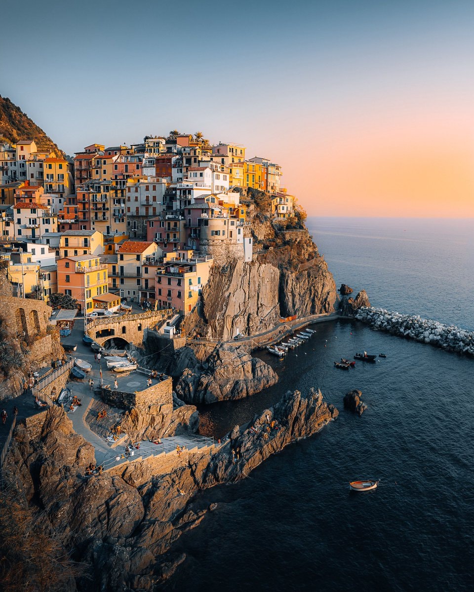 Italy coastal village at night (photo 3 of 3)