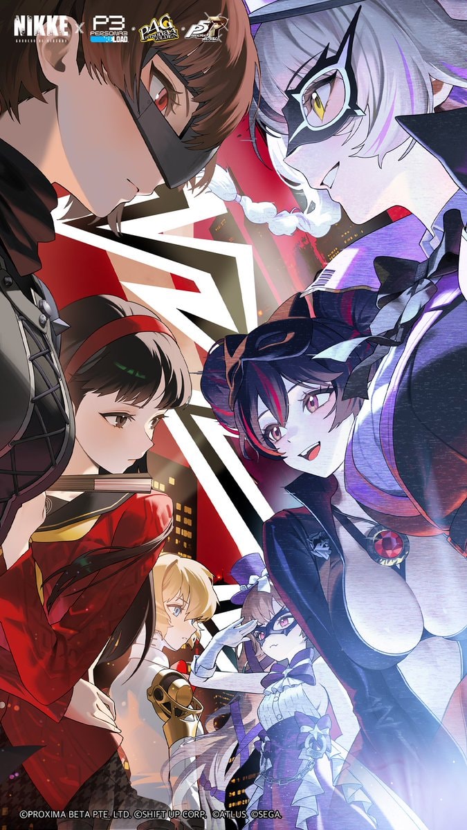 PERSONA × NIKKE Collaboration Illustrations (photo 4 of 4)