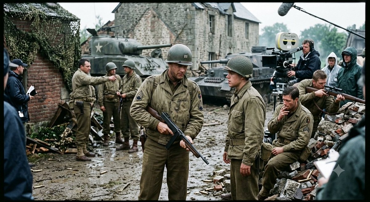 Saving Private Ryan behind the scenes Spielberg