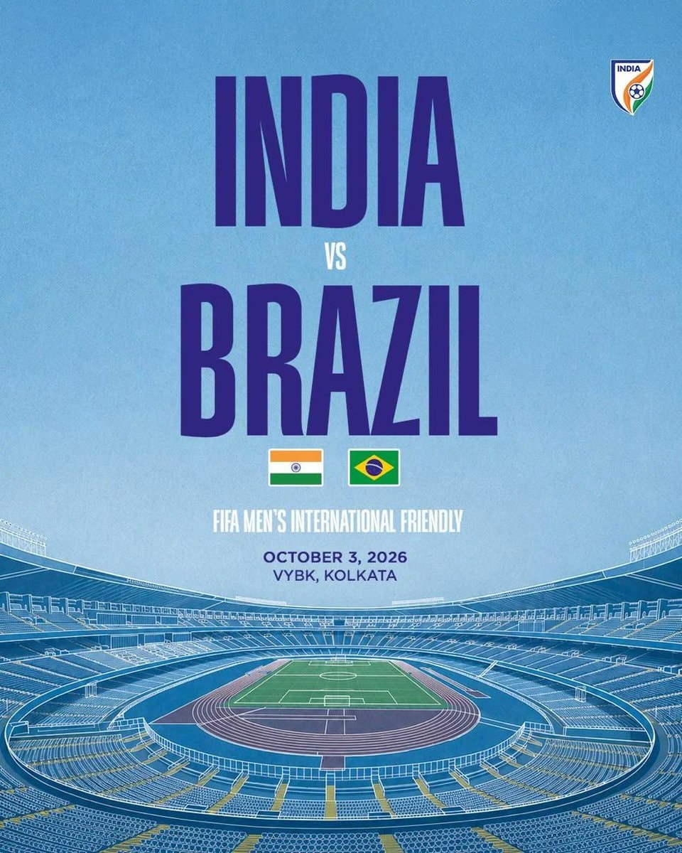 India vs Brazil FIFA friendly VYBK Kolkata
