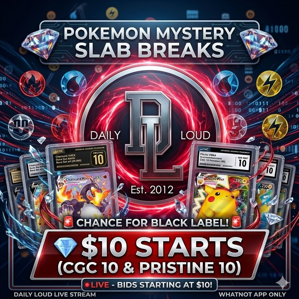 Pokemon Mystery Slab Breaks Daily Loud
