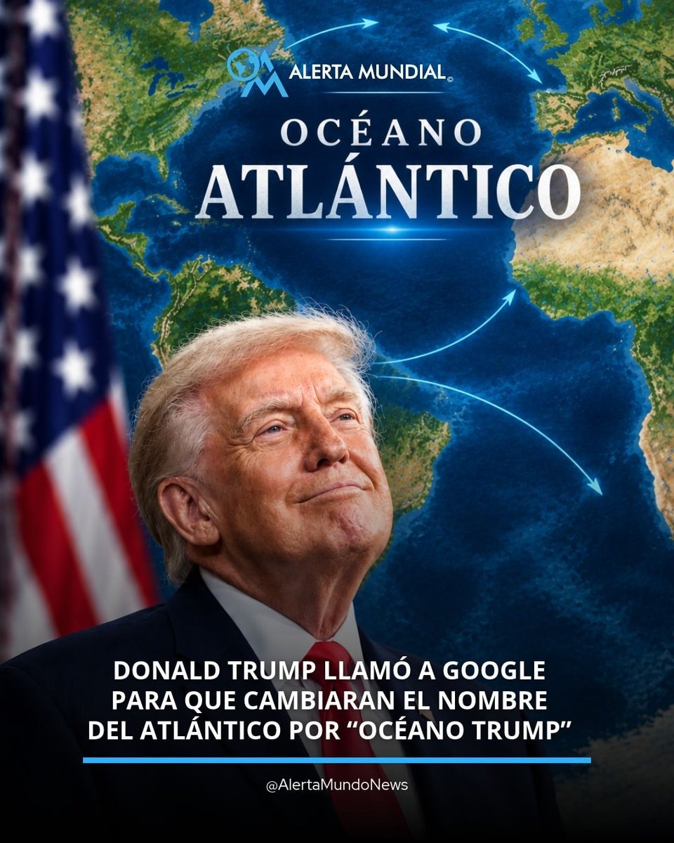Donald Trump Atlantic Ocean rename
