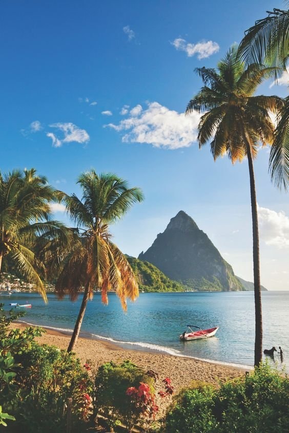 Saint Lucia beach