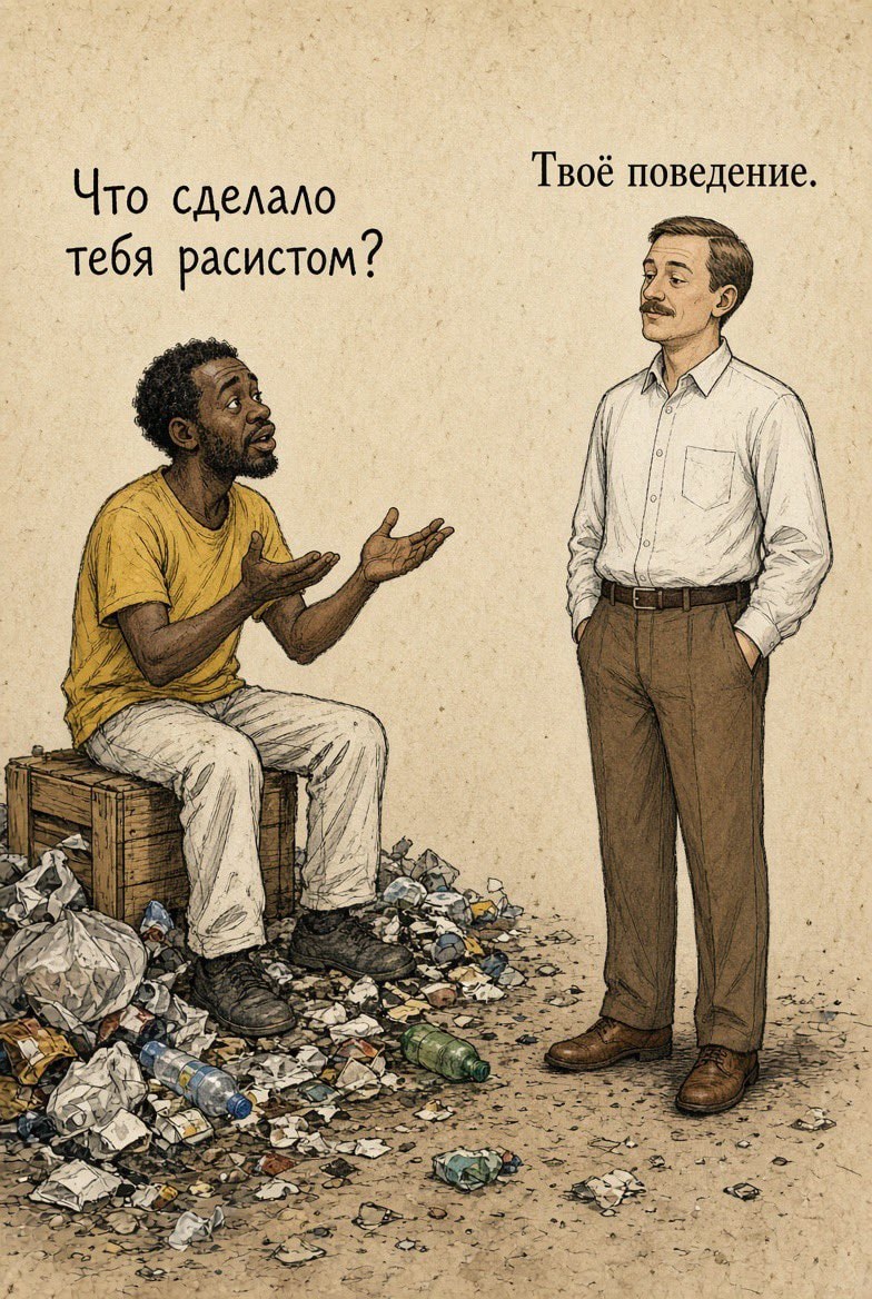 Russian illustration racist question
