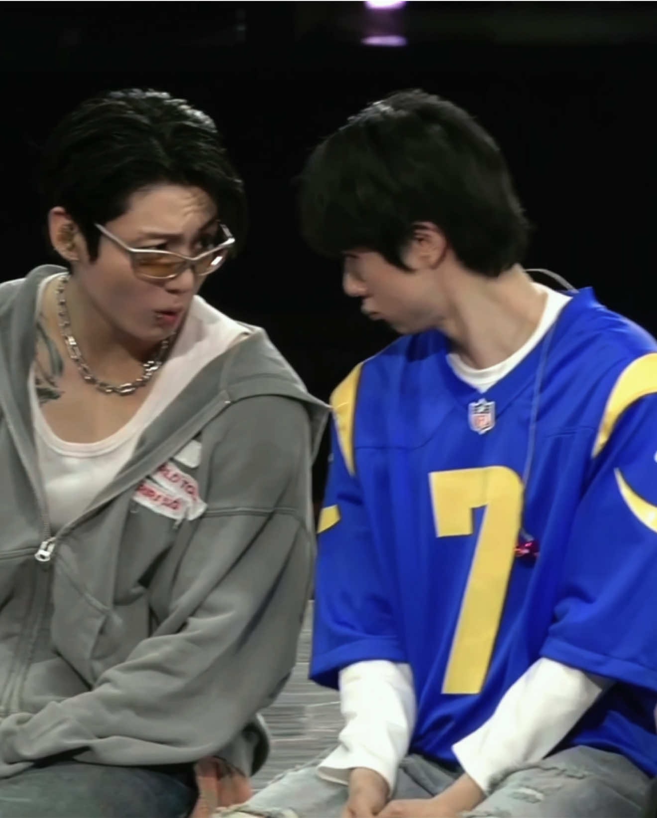 Jin Jungkook Los Angeles Rams moment