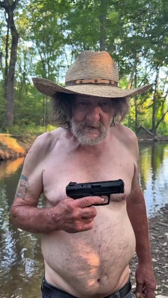man with gun and hate speech transcript