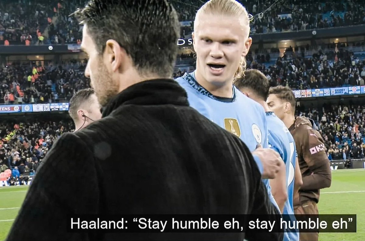Haaland and Arteta moment