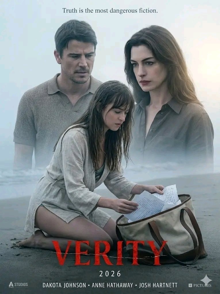 movie poster three actors on a beach