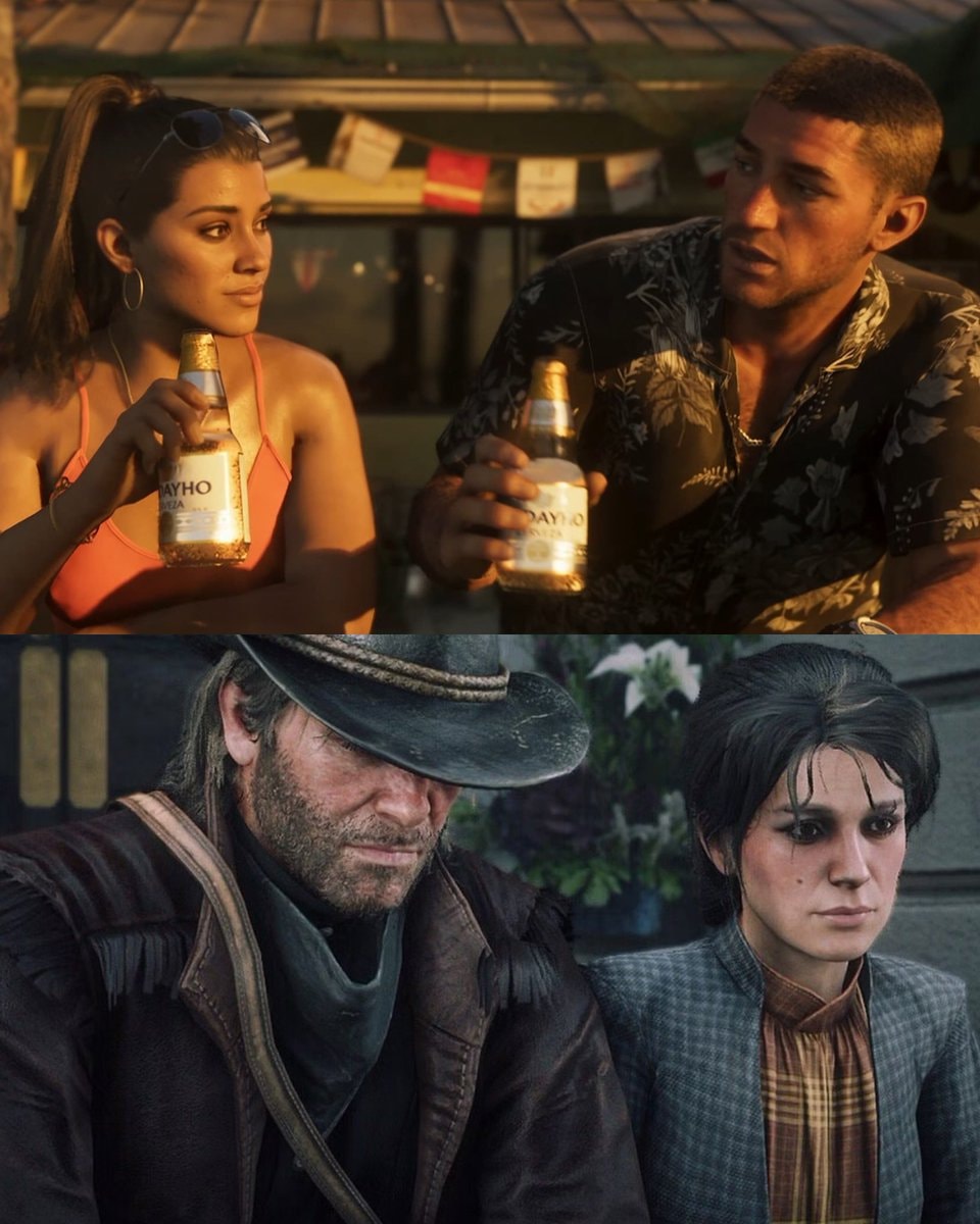 GTA 6 Lucia Jason vs RDR2 Arthur Mary