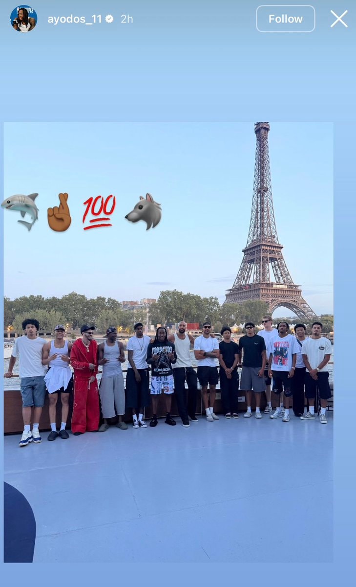 T-Wolves together in France