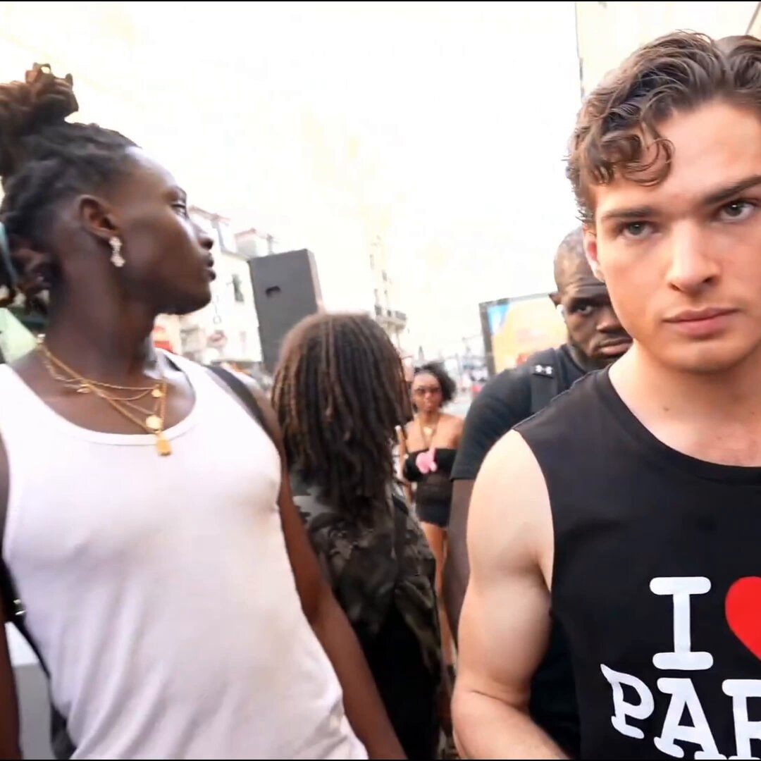 Clavicular Paris scared ghetto reaction