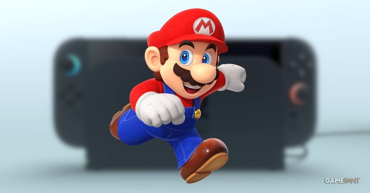 Mario running pose Nintendo Switch 2