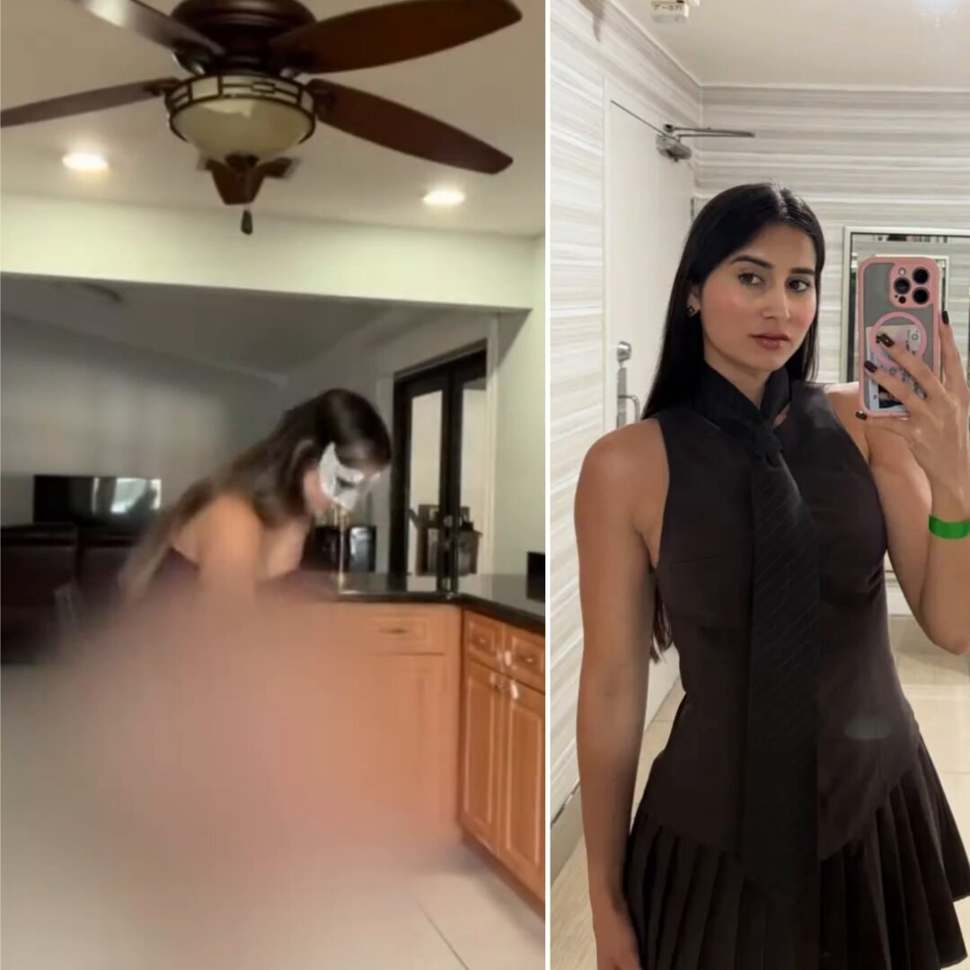 Florida woman kitchen fire video