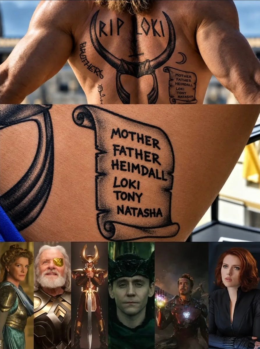 God of Thunder tattoos