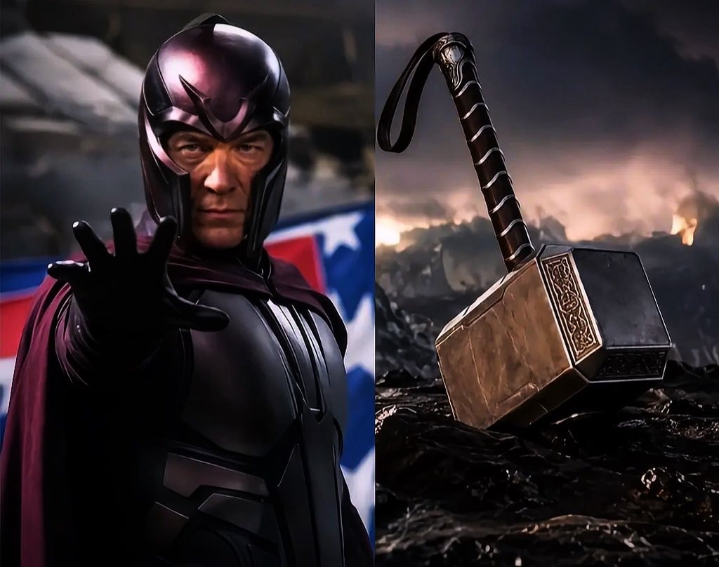 Magneto vs Thor Mjolnir