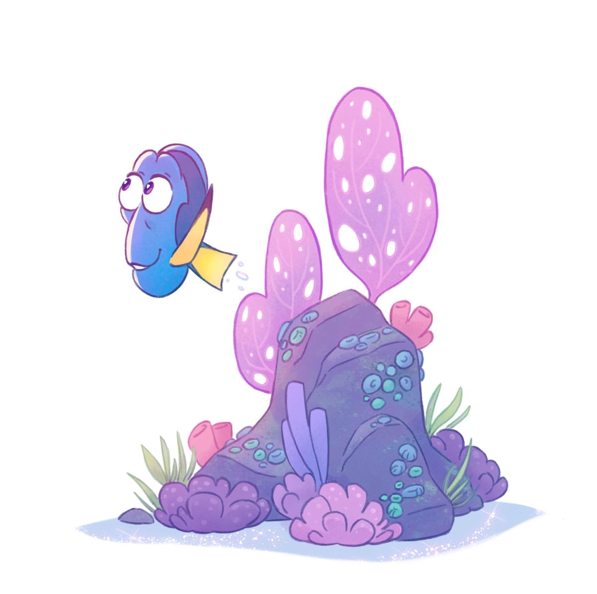 Finding Nemo short concept art Dory