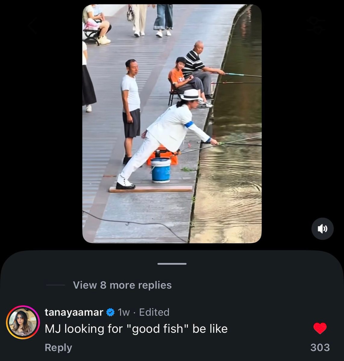 Michael Jackson fishing edit
