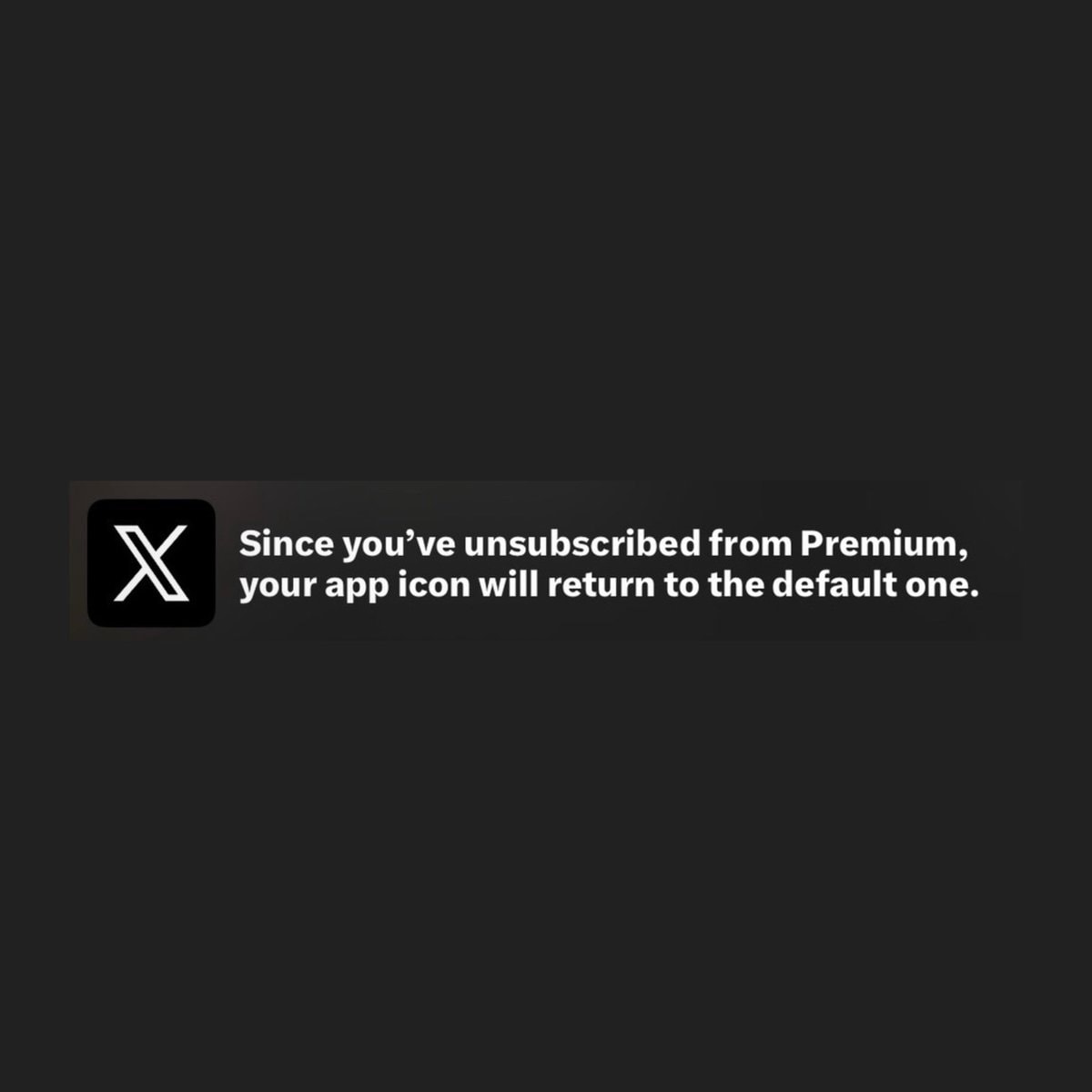 X Premium bug notification error
