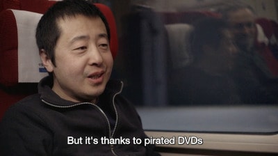 Jia Zhangke Platform pirated DVDs reaction (photo 2 of 4)