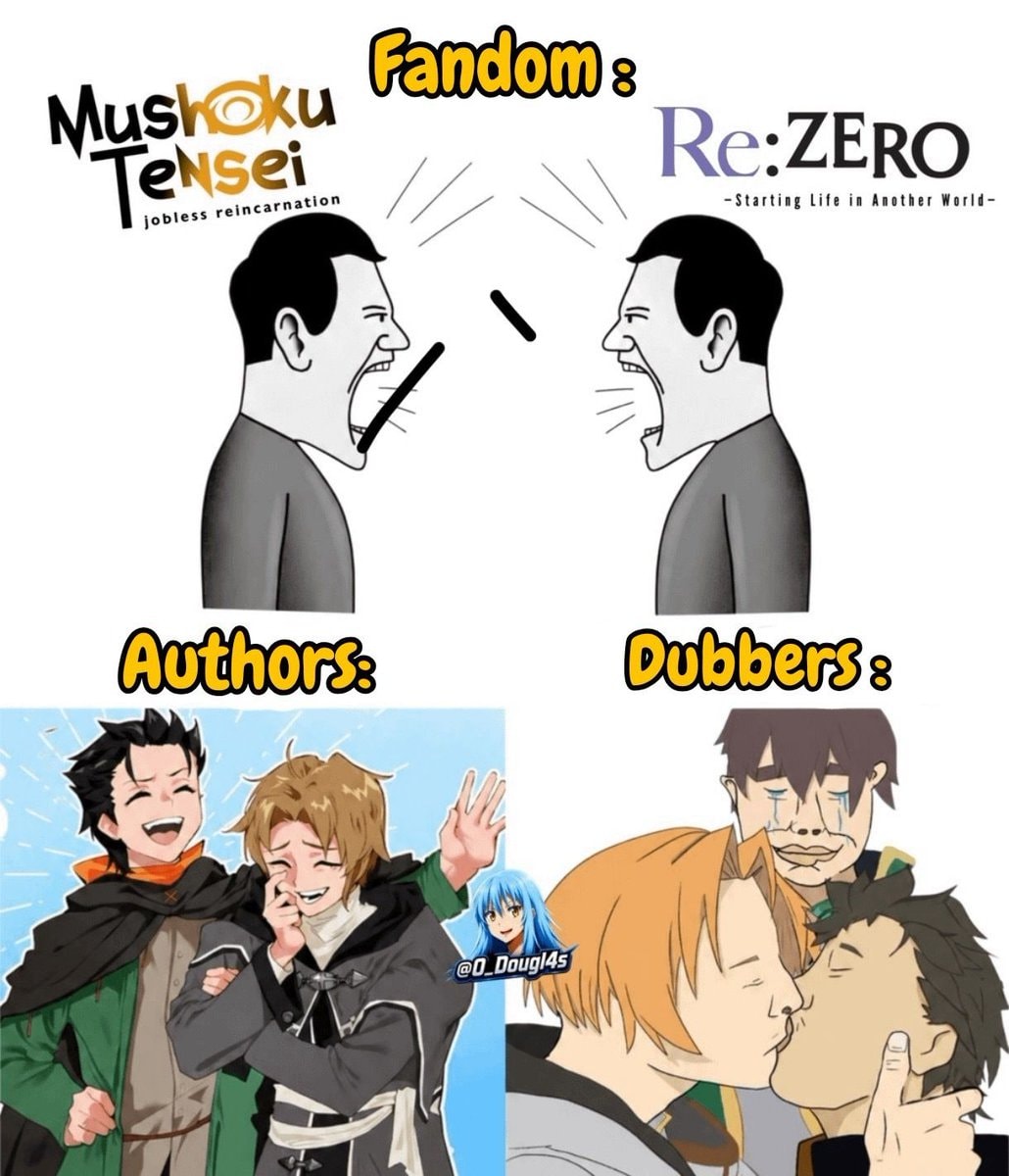 Mushoku Tensei and Re:ZERO meme