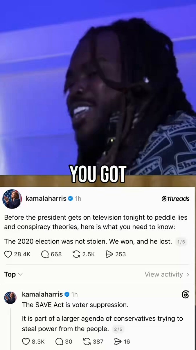 Kamala Harris SAVE Act