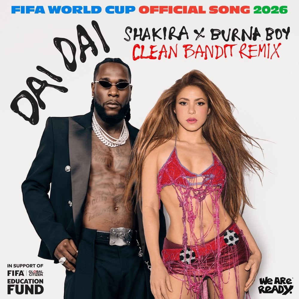 Shakira Burna Boy Dai Dai FIFA World Cup song (photo 1 of 2)