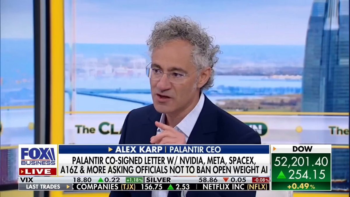 Alex Karp on Open Secure AI Alliance
