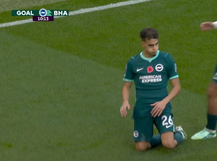 Ayari Brighton goal vs Manchester City