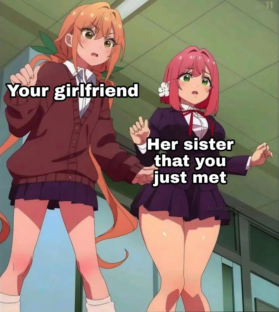 Your girlfriend and her sister Your girlfriend and her sister