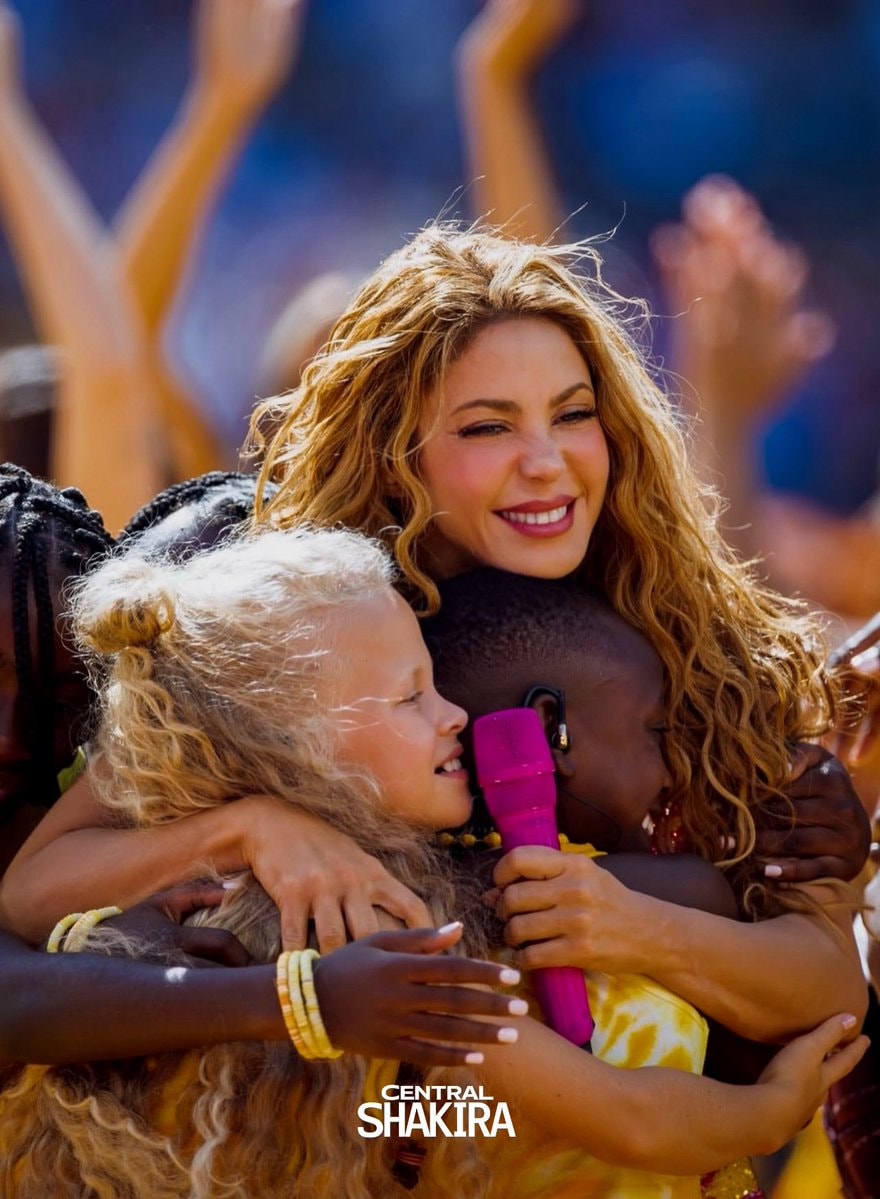 Shakira with Ghetto Kids at 2026 World Cup Final