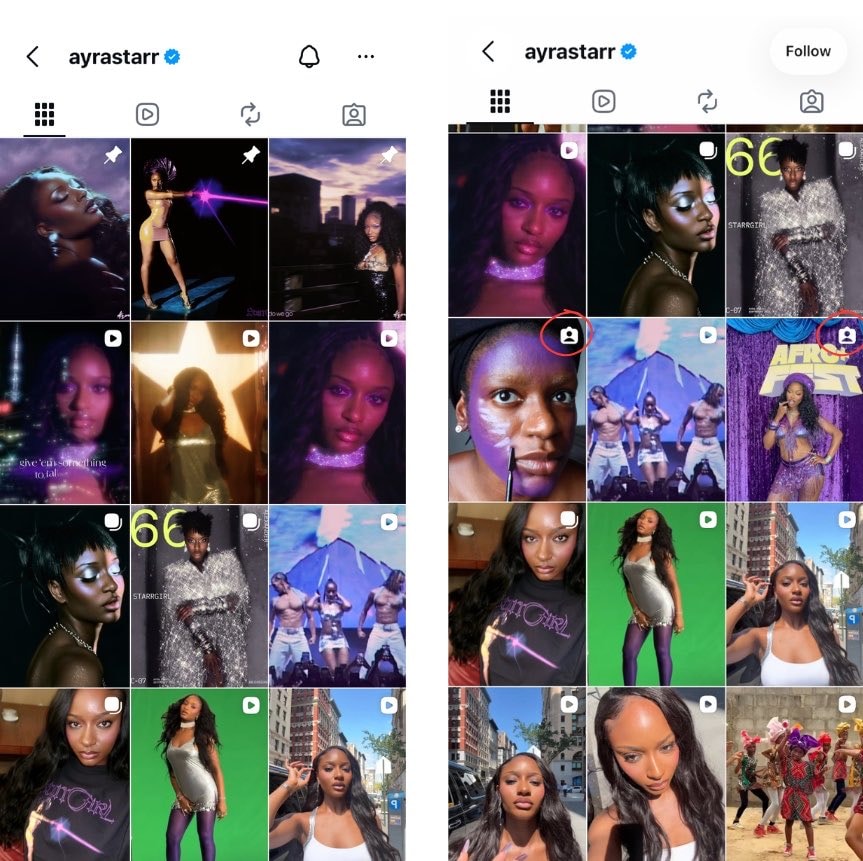 Instagram tag feature update