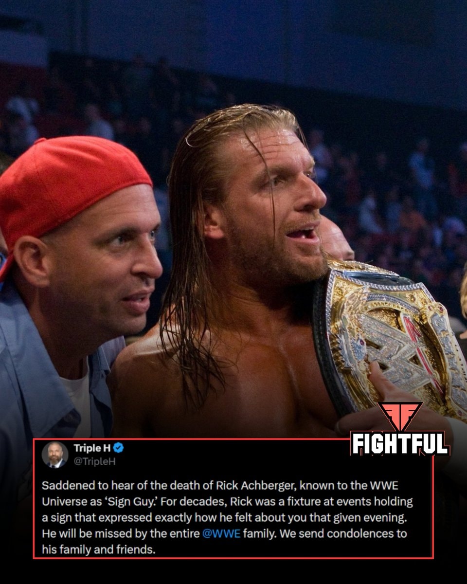 Triple H on Sign Guy Rick Achberger